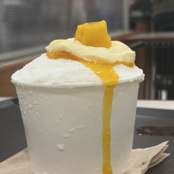Noon Korean Bingsoo House - Mango Bingsoo (single size) - Desserts Near Me - La Mirada, California