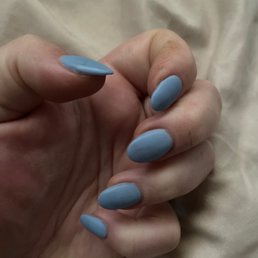 Dip nails with tips by Kathy