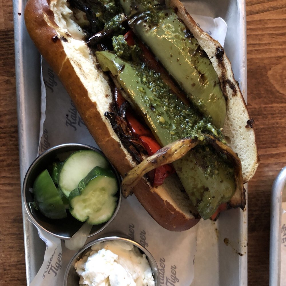 Kaiser Tiger - Veggie Wedgie Sandwich - New American Near Me - Chicago, Illinois Kaiser Tiger - Veggie Wedgie Sandwich - New American Near Me - Chicago, Illinois