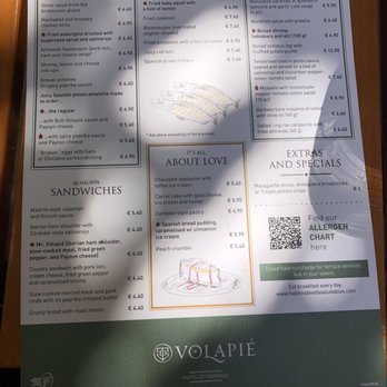 Volapie - menu - Cafeteria Near Me - Valencia, V