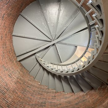 Nobska Point Lighthouse - Staircase upwards - Local Flavor Near Me - Woods Hole, Massachusetts