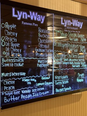 Menu photo 2 Lyn-Way Restaurant Ashland, OH Menu photo 2 Lyn-Way Restaurant Ashland, OH