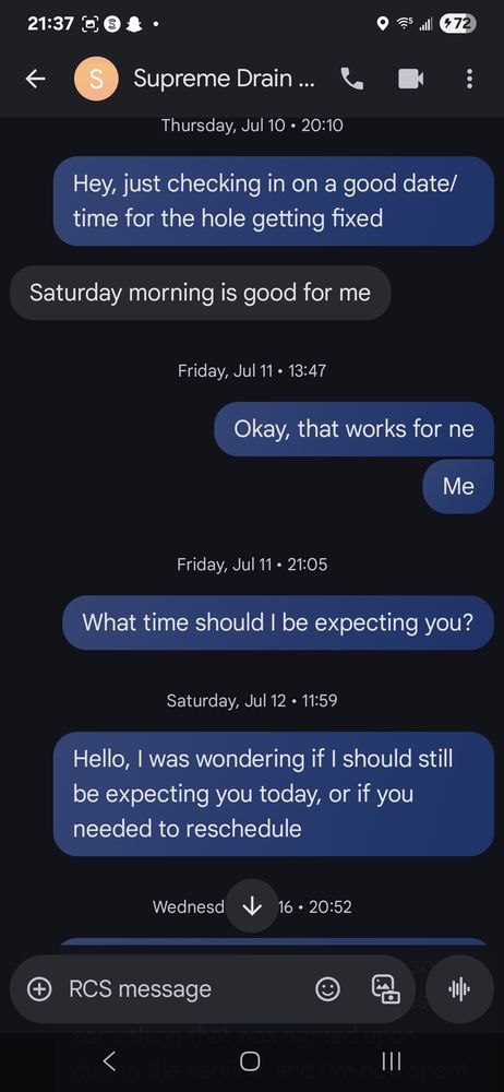 Slide of Supreme Drain Cleaning