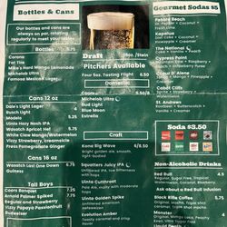 X-Golf Riverton - Lots of drink choices! Alcoholic and non alcoholic good ones