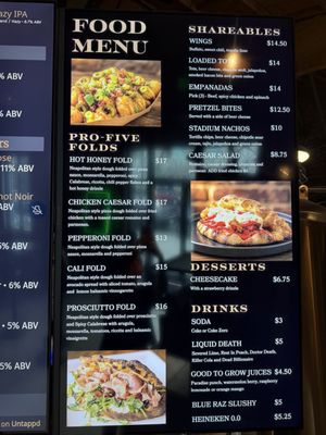 Menu photo 3 Pro-Five Brewing Company Upland, CA Menu photo 3 Pro-Five Brewing Company Upland, CA