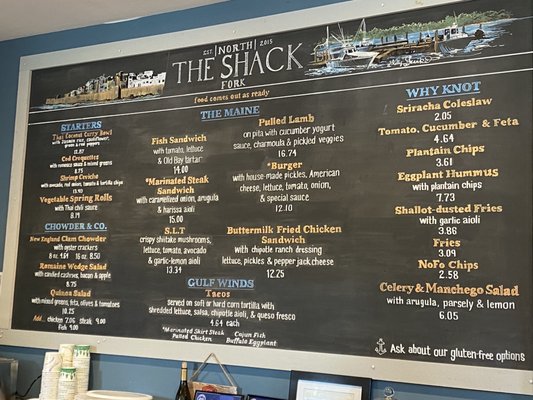Menu photo 1 The North Fork Shack Southold, NY Menu photo 1 The North Fork Shack Southold, NY