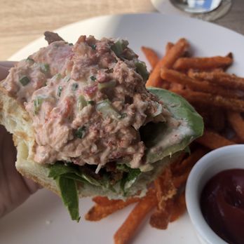 Ama Ama Restaurant - My half of the lobster roll-it was delicious and great to share for a snack mid afternoon. - New American Near Me - Kapolei, Hawaii Ama Ama Restaurant - My half of the lobster roll-it was delicious and great to share for a snack mid afternoon. - New American Near Me - Kapolei, Hawaii