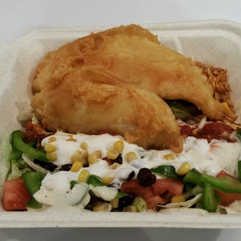 Burrito Boyz - Haddock bowl, small ($9) - Mexican Near Me - Toronto, Ontario