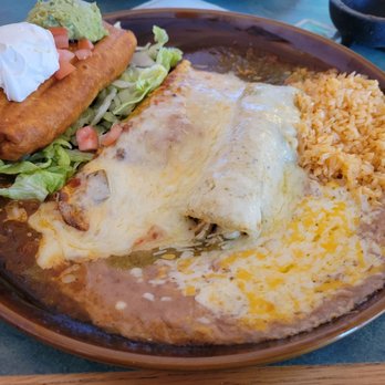 El Sol De Mexico 2 - Soggy chimichanga and Chile relleno - Mexican Near Me - Portland, Oregon