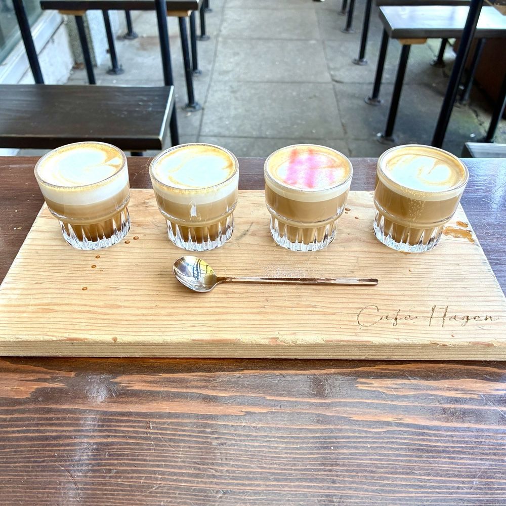 Cafe Hagen - Latte flight - Cafes Near Me - Seattle, Washington Cafe Hagen - Latte flight - Cafes Near Me - Seattle, Washington
