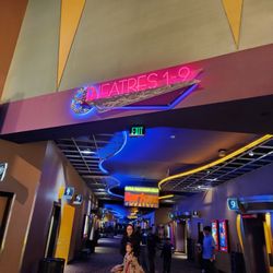 Hallway to individual theatres.