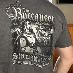 The Buccaneer Lounge - You can come and purchase these awesome shirts too! So much history in this great bar!