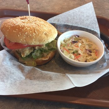 The Chicken Barn - Chicken Filet Sandwich with Cole Slaw - American Near Me - Modesto, California The Chicken Barn - Chicken Filet Sandwich with Cole Slaw - American Near Me - Modesto, California