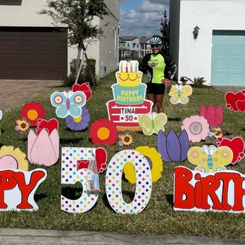 Funny Yard Card Rental .com - Happy 50th for my tulip loving friend. - Party Equipment Rentals Near Me Funny Yard Card Rental .com - Happy 50th for my tulip loving friend. - Party Equipment Rentals Near Me