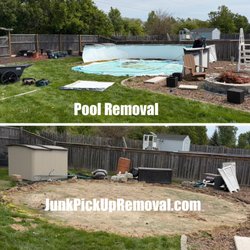 Junk Pickup Removal - Above Ground Pool Removal