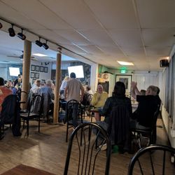 Newport Harbor Elks Lodge No 1767 - Plenty of seating with a waterfront view. You can't beat this place.