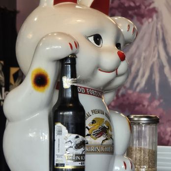 Sushi World - Vintage Kirin lucky cat. - Sushi Bars Near Me - Cypress, California Sushi World - Vintage Kirin lucky cat. - Sushi Bars Near Me - Cypress, California