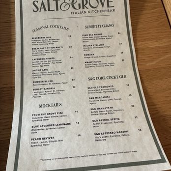Salt & Grove - Menu 2026 Sept - Bars Near Me - Long Beach, California Salt & Grove - Menu 2026 Sept - Bars Near Me - Long Beach, California