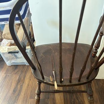 Custom Antiques Restoration - I can't say enough on how great jose took care of our damaged chair, the final result absolutely exceeds our expectation. - Furniture Repair Near Me - Santa Ana, California