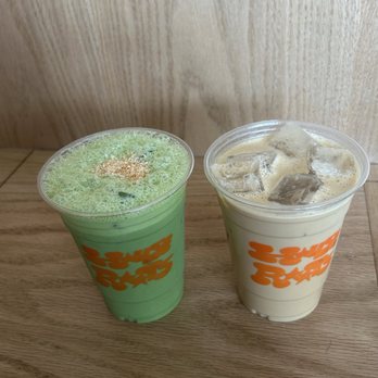 House Roots Coffee - Coco Mac Matcha Latte & Salted Butterscotch Latte - Coffee & Tea Near Me - Granada Hills, California House Roots Coffee - Coco Mac Matcha Latte & Salted Butterscotch Latte - Coffee & Tea Near Me - Granada Hills, California