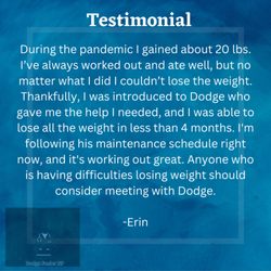 Feeler Wellness and Weightloss - Testimony