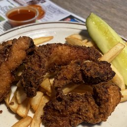 Chicken tenders and fries Chicken tenders and fries