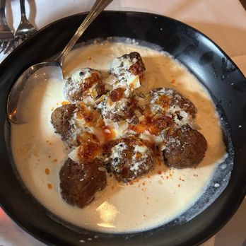 Villaggio Iccara - Cacio e pep meatballs - Italian Near Me - Hamilton, New Jersey Villaggio Iccara - Cacio e pep meatballs - Italian Near Me - Hamilton, New Jersey