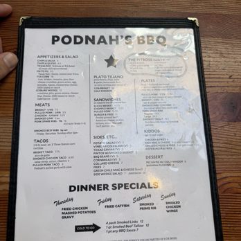 Podnah's Pit Barbecue - Food menu - Barbeque Near Me - Portland, Oregon Podnah's Pit Barbecue - Food menu - Barbeque Near Me - Portland, Oregon