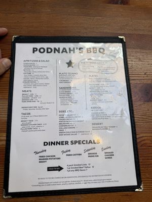 Menu photo 8 Podnah's Pit Barbecue Portland, OR Menu photo 8 Podnah's Pit Barbecue Portland, OR