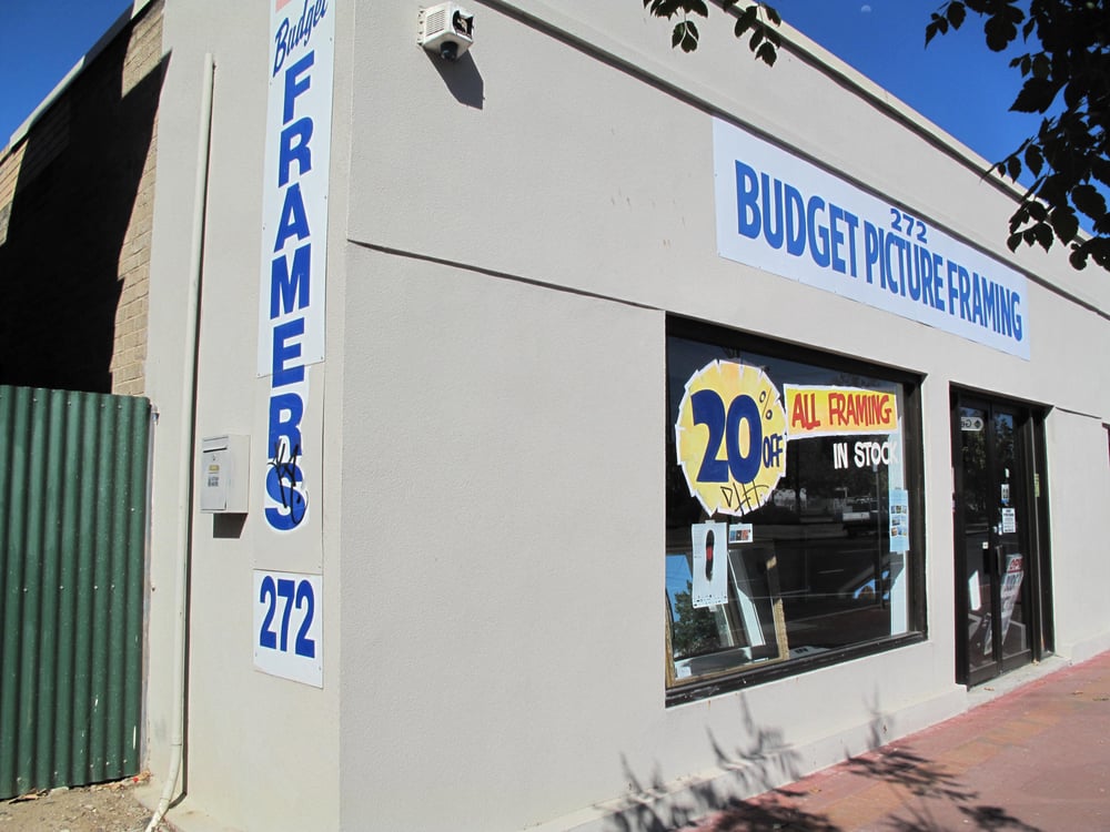 BUDGET PICTURE FRAMING Updated October 2024 272 Port Rd, Hindmarsh