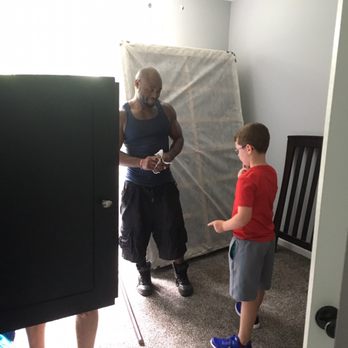 Georgia Pack and Load Moving & Storage - Little man explaining to Antonio how he'd like his bedroom arranged. - Movers Near Me - Suwanee, Georgia Georgia Pack and Load Moving & Storage - Little man explaining to Antonio how he'd like his bedroom arranged. - Movers Near Me - Suwanee, Georgia