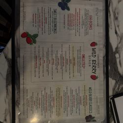 Wild Berry Diner - Menu