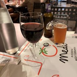 Pizzeria Mediterranea - House wine and beer