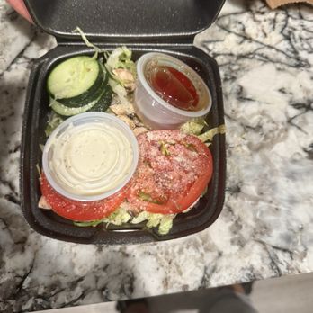 The Great Outdoors Sub Shop - Side Garden Salad - Sandwiches Near Me - Richardson, Texas