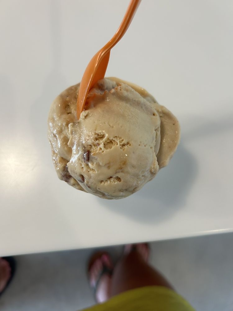 Orange Octopus Ice Cream Logo