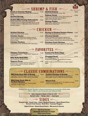 Menu photo 6 Saltgrass Steak House Waco, TX