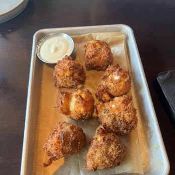 Conner's Kitchen and Bar - Lump Crab Hushpuppies - Bars Near Me - Fort Wayne, Indiana Conner's Kitchen and Bar - Lump Crab Hushpuppies - Bars Near Me - Fort Wayne, Indiana