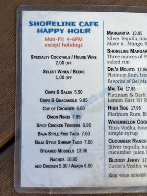 Menu photo 4 Shoreline Cafe Santa Barbara, CA