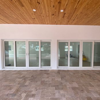Venus Windows and Doors - OXXO Sliding glass door retrofit for residential home. White frame. - Windows Installation Near Me - Miami, Florida Venus Windows and Doors - OXXO Sliding glass door retrofit for residential home. White frame. - Windows Installation Near Me - Miami, Florida