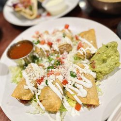 Fresa Mexican Kitchen & Tequila Bar - Shredded chicken taquitos (HH)