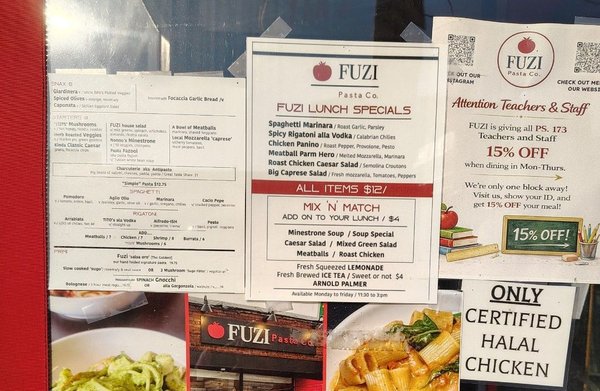 Menu photo 7 Fuzi Pasta Co Fresh Meadows, NY