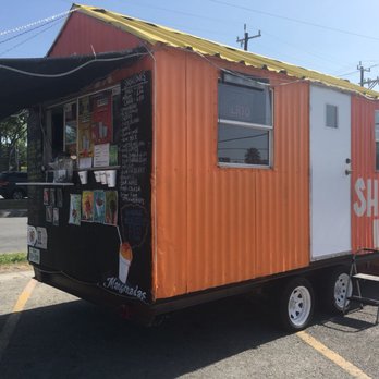 El Cachanilla Shaved Ice - an orange and white truck - Desserts Near Me - San Antonio, Texas El Cachanilla Shaved Ice - an orange and white truck - Desserts Near Me - San Antonio, Texas