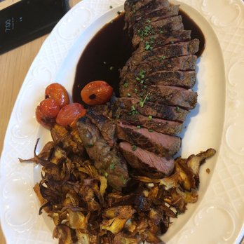 Bottiglia - Steak with artichoke crisps - Italian Near Me - Henderson, Nevada