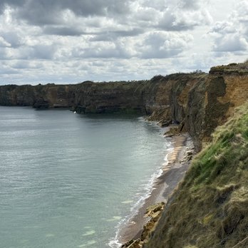 Pointe du Hoc - The 100' cliffs scaled by the Army Rangers here. - Landmarks & Historical Buildings Near Me