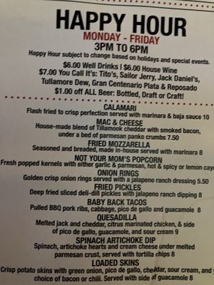 Menu photo 3 Legends Long Beach, CA