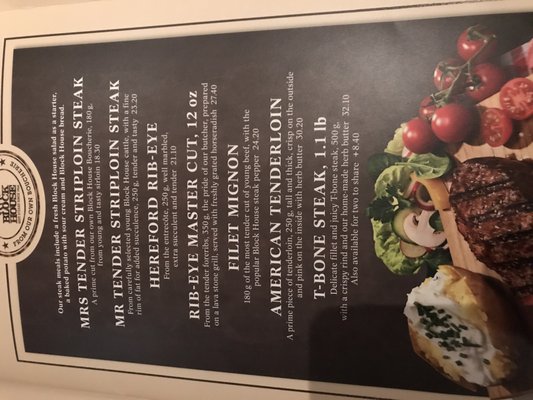 Menu photo 2 BLOCK HOUSE Kiel, SH