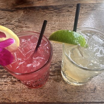 Rooftop - Huckleberry sunset ($17) and margaritas made with casamigos tequila ($22) - New American Near Me - Walnut Creek, California Rooftop - Huckleberry sunset ($17) and margaritas made with casamigos tequila ($22) - New American Near Me - Walnut Creek, California