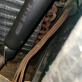 Society's Air - Rusty coil on the AC unit - Heating & Air Conditioning/HVAC Near Me - Tacna, Arizona Society's Air - Rusty coil on the AC unit - Heating & Air Conditioning/HVAC Near Me - Tacna, Arizona
