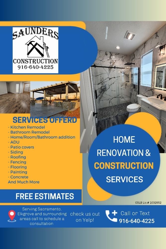 Slide of Saunders Construction