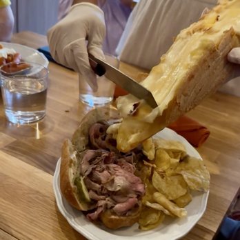 Saleya Riviera Cafe - Cheese melted onto prime sandwich - Cafes Near Me - Jacksonville, Florida Saleya Riviera Cafe - Cheese melted onto prime sandwich - Cafes Near Me - Jacksonville, Florida